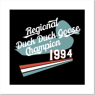 Nostalgia 90s Duck Duck Goose T-Shirt Posters and Art